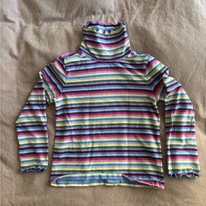 Talbots Kids colorful striped turtleneck